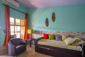 Renovated Jaco Beach condo for sale. Two-bedroom furnished unit near the beach and downtown with pool, security, and modern updates.
