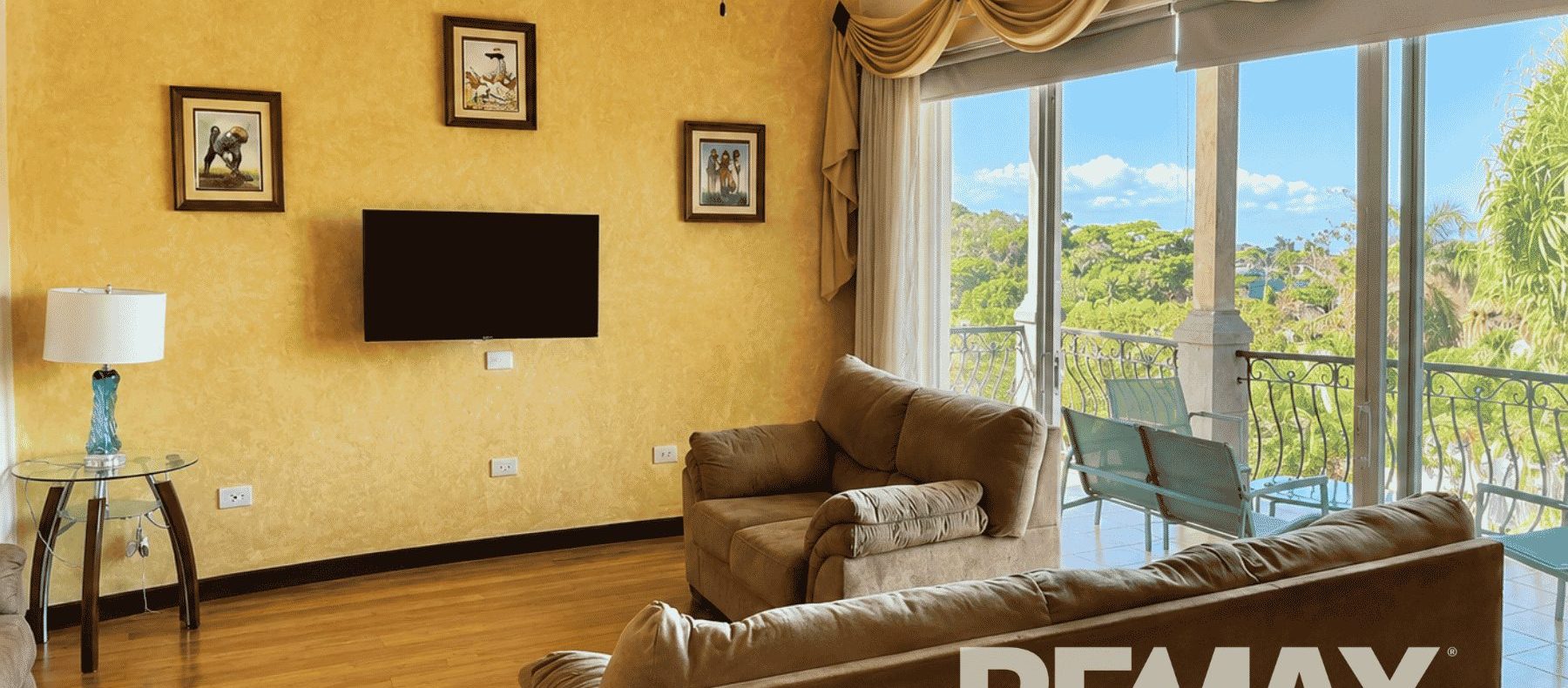 Del Pacifico Condo living room