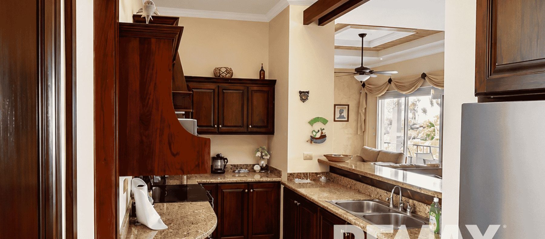 Del Pacifico Condo Kitchen