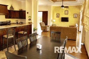 Ocean view Del Pacifico Condo Dinning Room